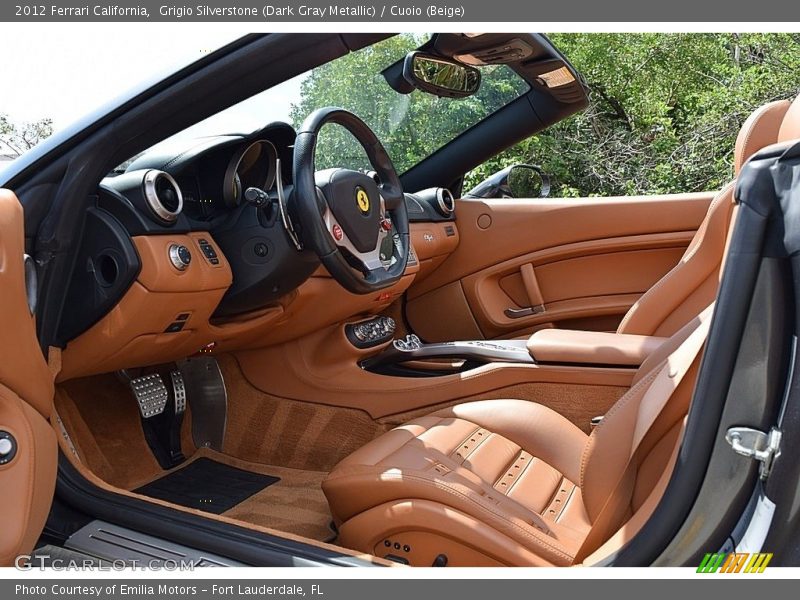Grigio Silverstone (Dark Gray Metallic) / Cuoio (Beige) 2012 Ferrari California