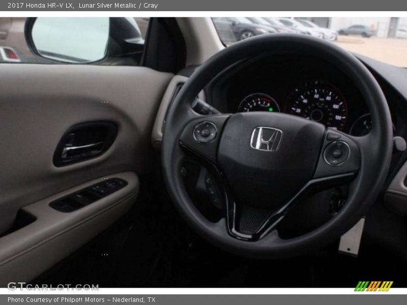 Lunar Silver Metallic / Gray 2017 Honda HR-V LX
