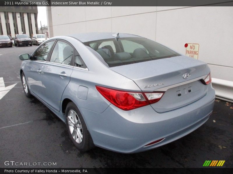 Iridescent Silver Blue Metallic / Gray 2011 Hyundai Sonata GLS