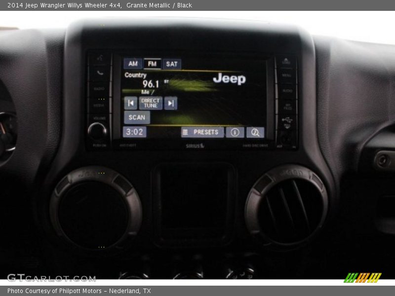 Granite Metallic / Black 2014 Jeep Wrangler Willys Wheeler 4x4