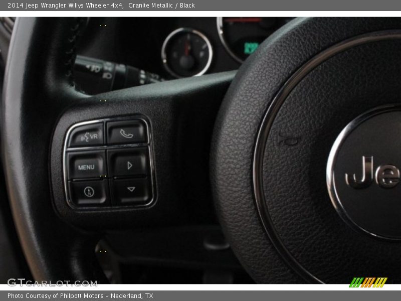 Granite Metallic / Black 2014 Jeep Wrangler Willys Wheeler 4x4