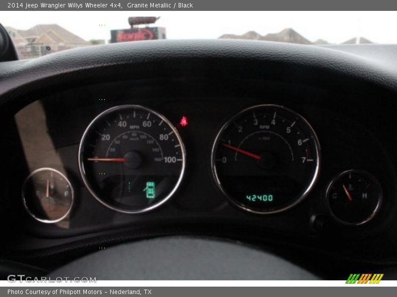 Granite Metallic / Black 2014 Jeep Wrangler Willys Wheeler 4x4