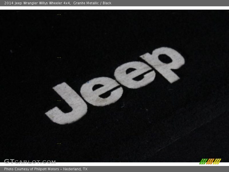 Granite Metallic / Black 2014 Jeep Wrangler Willys Wheeler 4x4