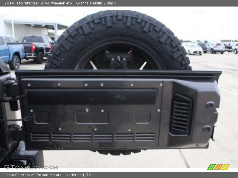 Granite Metallic / Black 2014 Jeep Wrangler Willys Wheeler 4x4