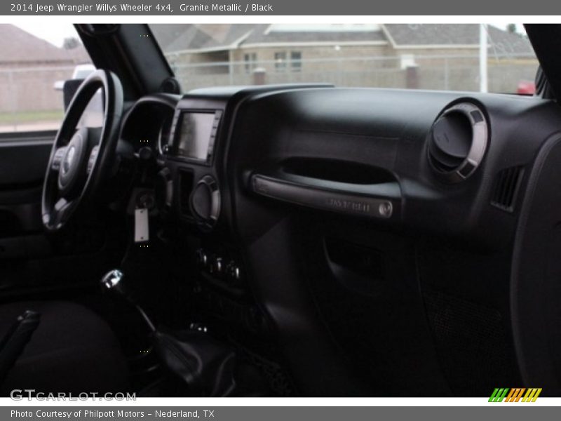 Granite Metallic / Black 2014 Jeep Wrangler Willys Wheeler 4x4