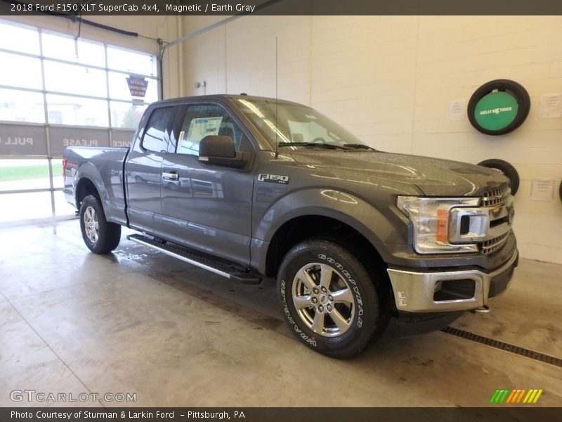 Magnetic / Earth Gray 2018 Ford F150 XLT SuperCab 4x4