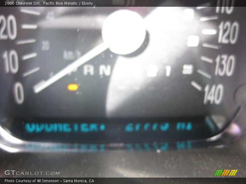 Pacific Blue Metallic / Ebony 2006 Chevrolet SSR