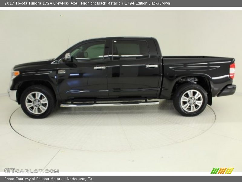 Midnight Black Metallic / 1794 Edition Black/Brown 2017 Toyota Tundra 1794 CrewMax 4x4