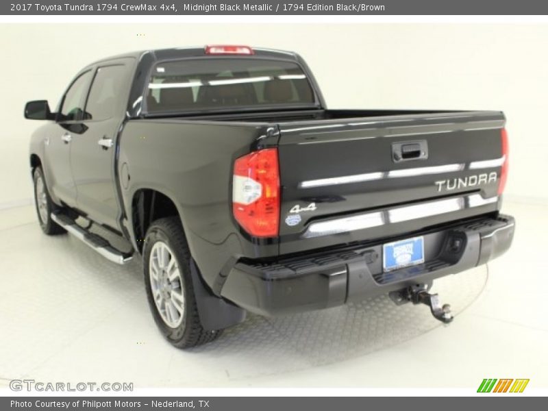 Midnight Black Metallic / 1794 Edition Black/Brown 2017 Toyota Tundra 1794 CrewMax 4x4