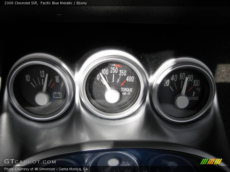 Pacific Blue Metallic / Ebony 2006 Chevrolet SSR