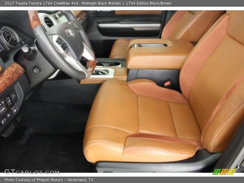 Midnight Black Metallic / 1794 Edition Black/Brown 2017 Toyota Tundra 1794 CrewMax 4x4