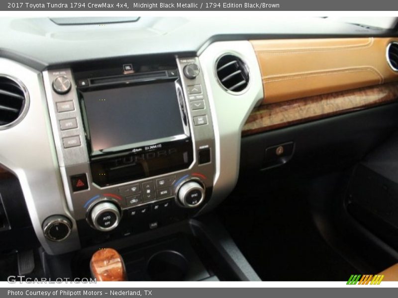 Midnight Black Metallic / 1794 Edition Black/Brown 2017 Toyota Tundra 1794 CrewMax 4x4