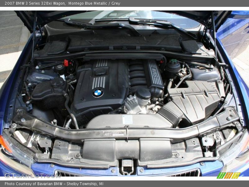 Montego Blue Metallic / Grey 2007 BMW 3 Series 328xi Wagon