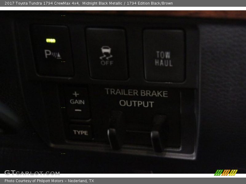 Midnight Black Metallic / 1794 Edition Black/Brown 2017 Toyota Tundra 1794 CrewMax 4x4