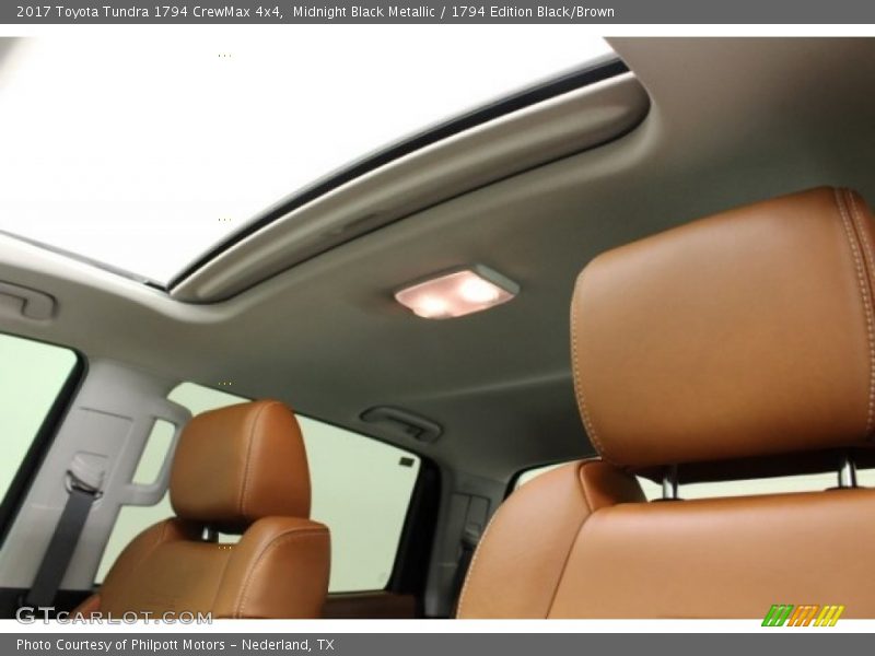 Midnight Black Metallic / 1794 Edition Black/Brown 2017 Toyota Tundra 1794 CrewMax 4x4