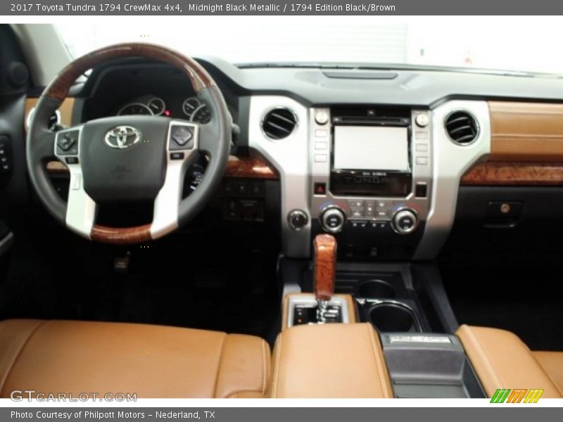 Midnight Black Metallic / 1794 Edition Black/Brown 2017 Toyota Tundra 1794 CrewMax 4x4