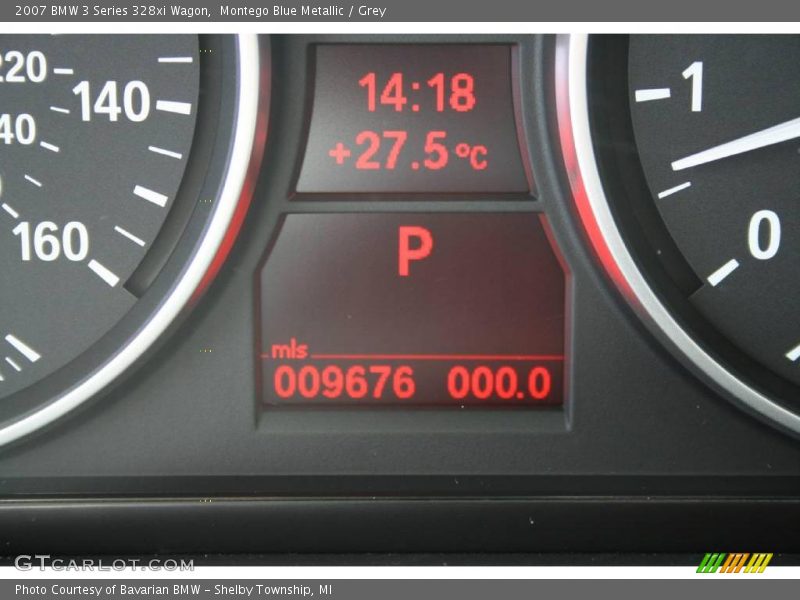 Montego Blue Metallic / Grey 2007 BMW 3 Series 328xi Wagon