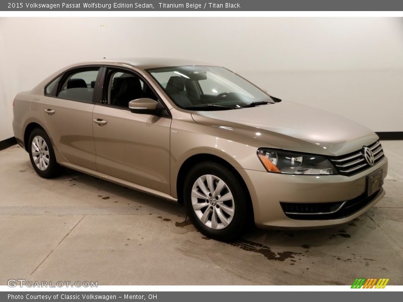 Titanium Beige / Titan Black 2015 Volkswagen Passat Wolfsburg Edition Sedan
