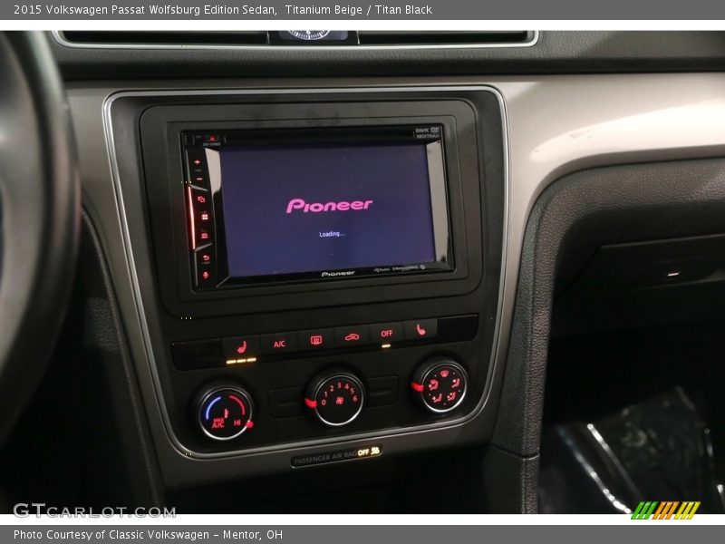 Titanium Beige / Titan Black 2015 Volkswagen Passat Wolfsburg Edition Sedan