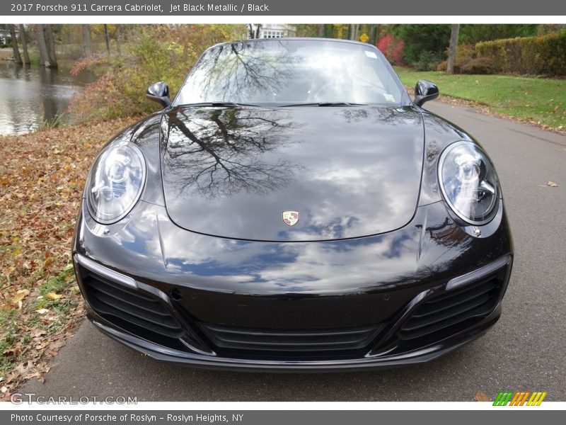 Jet Black Metallic / Black 2017 Porsche 911 Carrera Cabriolet