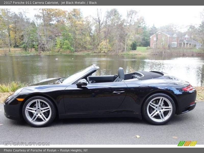 Jet Black Metallic / Black 2017 Porsche 911 Carrera Cabriolet