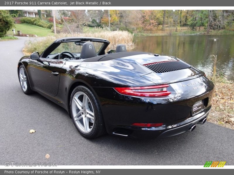 Jet Black Metallic / Black 2017 Porsche 911 Carrera Cabriolet