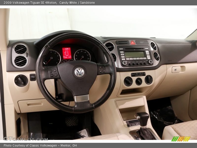 Candy White / Sandstone 2009 Volkswagen Tiguan SE 4Motion