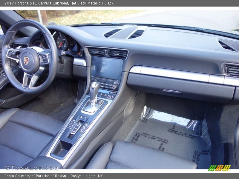 Jet Black Metallic / Black 2017 Porsche 911 Carrera Cabriolet