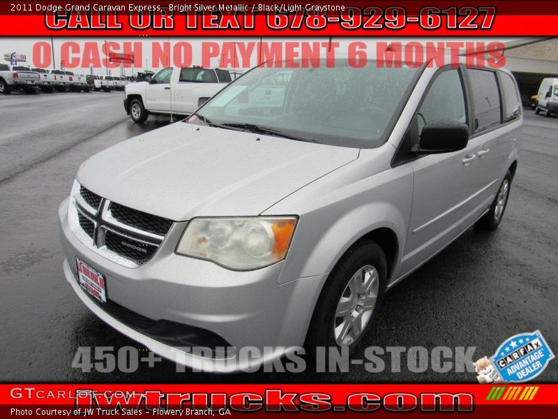 Bright Silver Metallic / Black/Light Graystone 2011 Dodge Grand Caravan Express