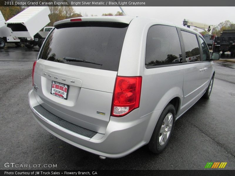 Bright Silver Metallic / Black/Light Graystone 2011 Dodge Grand Caravan Express