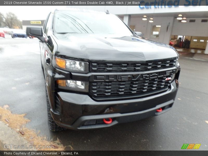 Black / Jet Black 2019 Chevrolet Silverado 1500 Custom Z71 Trail Boss Double Cab 4WD