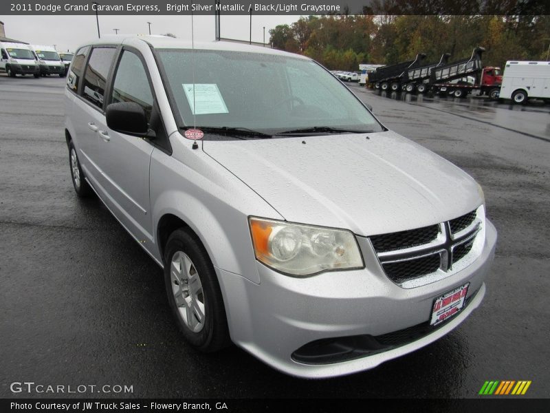 Bright Silver Metallic / Black/Light Graystone 2011 Dodge Grand Caravan Express