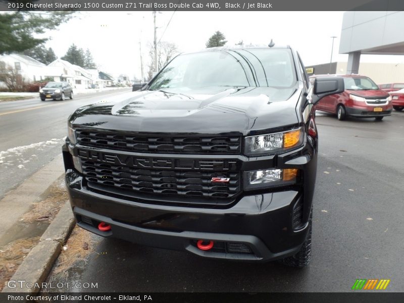 Black / Jet Black 2019 Chevrolet Silverado 1500 Custom Z71 Trail Boss Double Cab 4WD