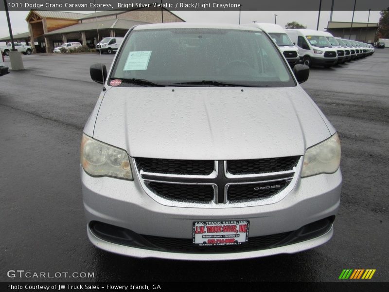 Bright Silver Metallic / Black/Light Graystone 2011 Dodge Grand Caravan Express