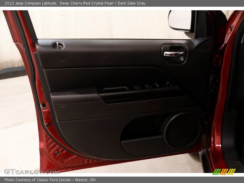 Deep Cherry Red Crystal Pearl / Dark Slate Gray 2012 Jeep Compass Latitude