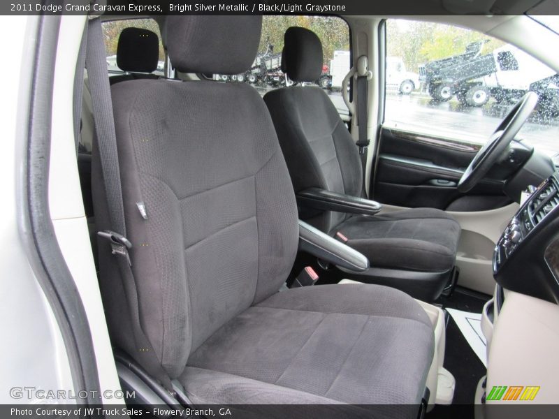 Bright Silver Metallic / Black/Light Graystone 2011 Dodge Grand Caravan Express