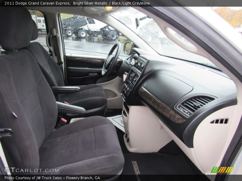 Bright Silver Metallic / Black/Light Graystone 2011 Dodge Grand Caravan Express