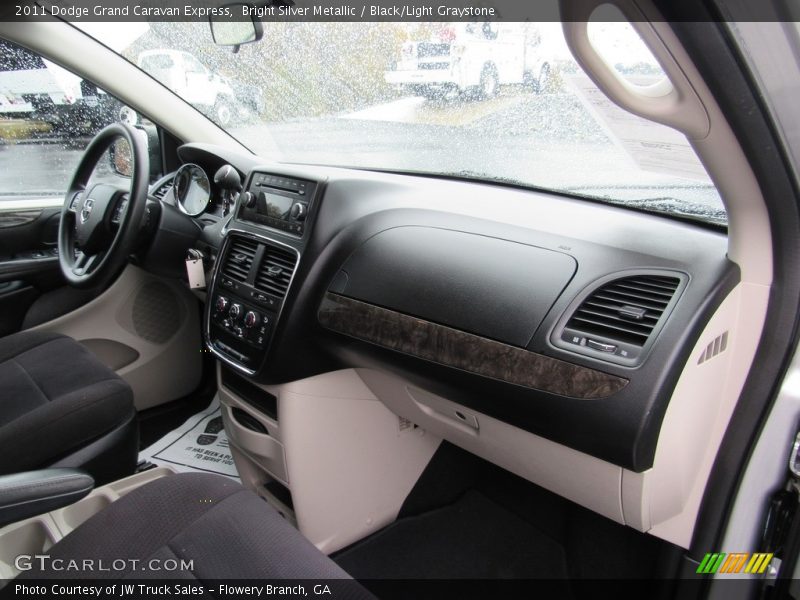Bright Silver Metallic / Black/Light Graystone 2011 Dodge Grand Caravan Express