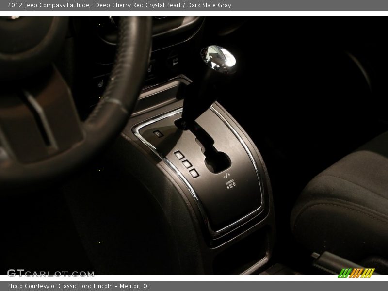 Deep Cherry Red Crystal Pearl / Dark Slate Gray 2012 Jeep Compass Latitude