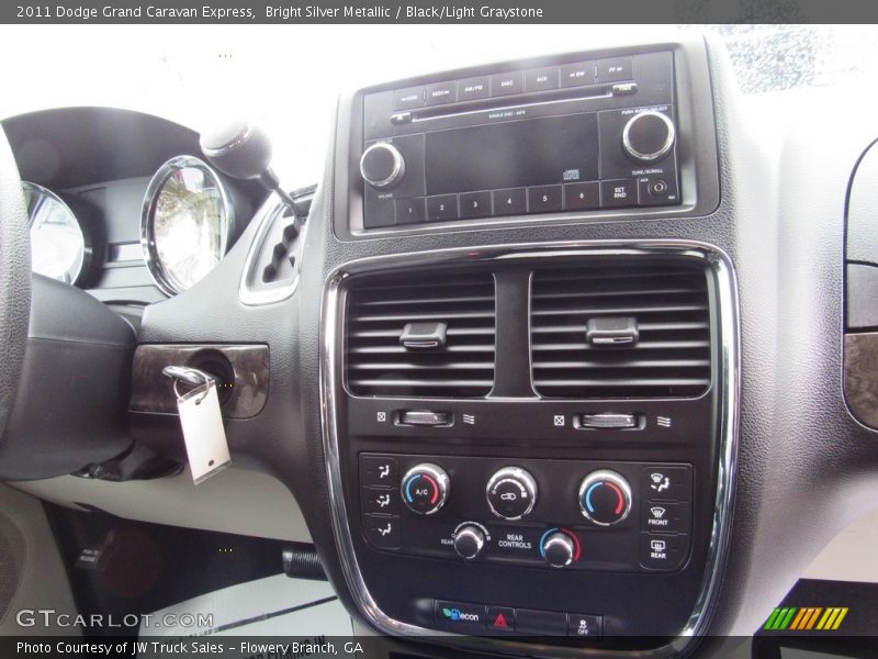 Bright Silver Metallic / Black/Light Graystone 2011 Dodge Grand Caravan Express