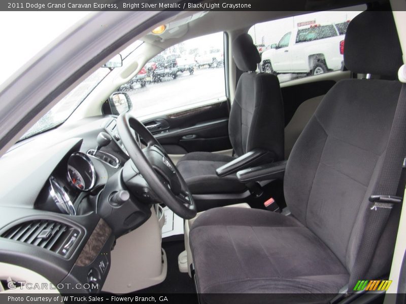 Bright Silver Metallic / Black/Light Graystone 2011 Dodge Grand Caravan Express
