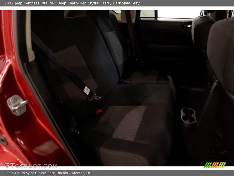 Deep Cherry Red Crystal Pearl / Dark Slate Gray 2012 Jeep Compass Latitude