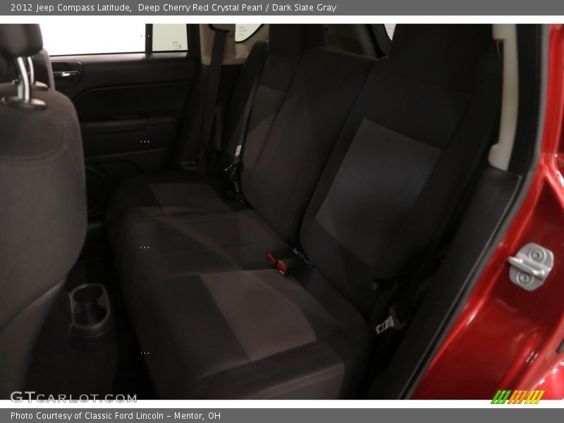 Deep Cherry Red Crystal Pearl / Dark Slate Gray 2012 Jeep Compass Latitude
