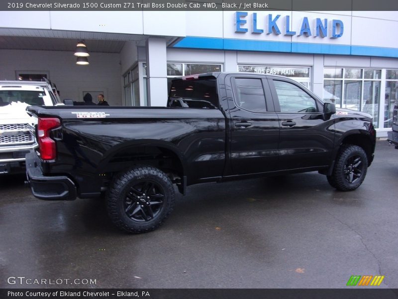 Black / Jet Black 2019 Chevrolet Silverado 1500 Custom Z71 Trail Boss Double Cab 4WD