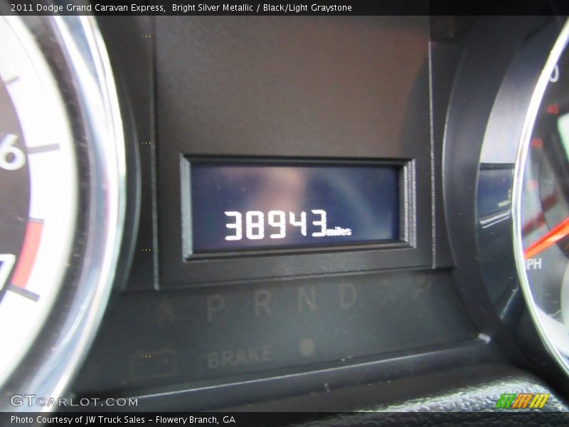 Bright Silver Metallic / Black/Light Graystone 2011 Dodge Grand Caravan Express