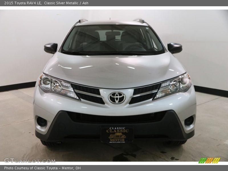 Classic Silver Metallic / Ash 2015 Toyota RAV4 LE