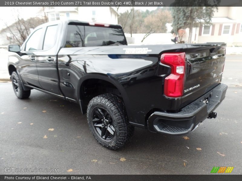 Black / Jet Black 2019 Chevrolet Silverado 1500 Custom Z71 Trail Boss Double Cab 4WD
