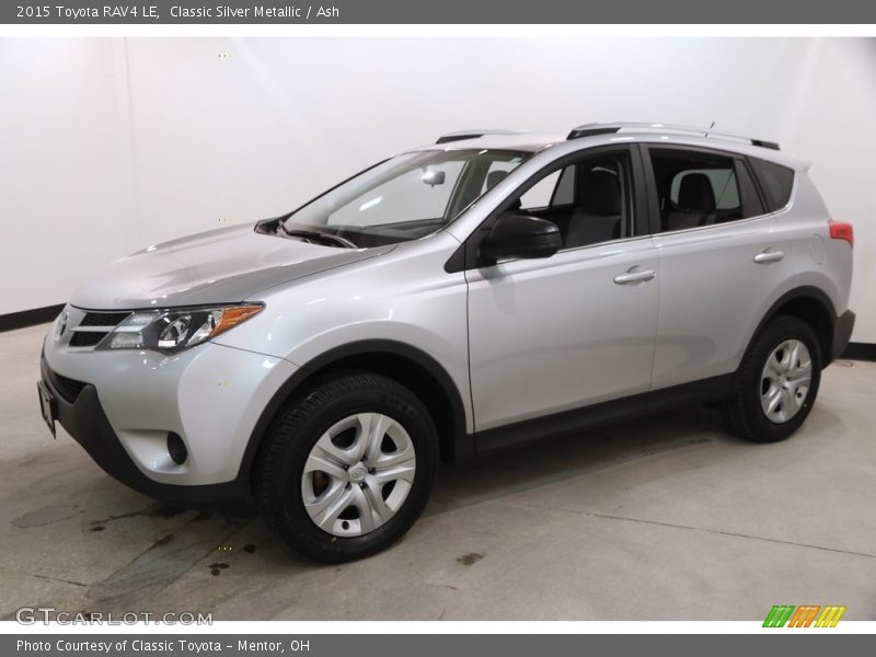 Classic Silver Metallic / Ash 2015 Toyota RAV4 LE