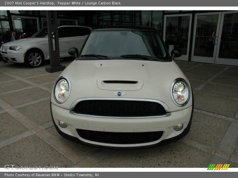 Pepper White / Lounge Carbon Black 2007 Mini Cooper S Hardtop
