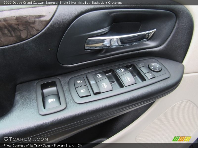 Bright Silver Metallic / Black/Light Graystone 2011 Dodge Grand Caravan Express